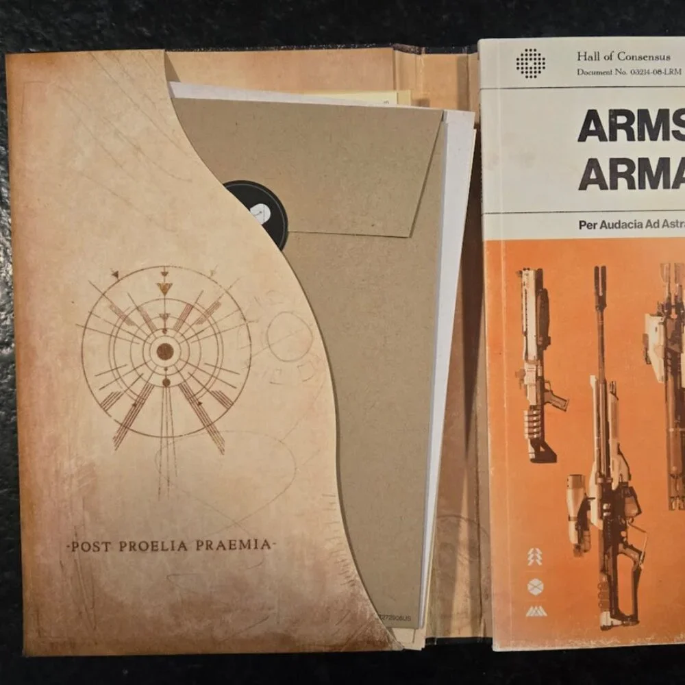 Destiny Limited Edition Folio Arms and Armament Collector Book &‎ Postcar…
